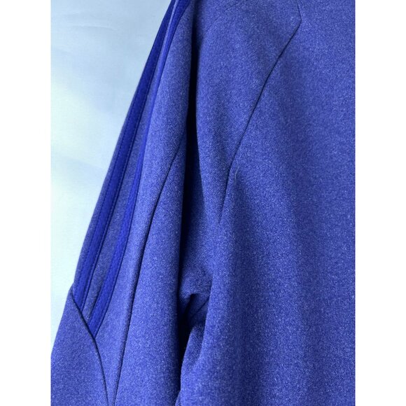 NWT Adidas Purple ClimaWarm 1/4 Zip Pullover Sweatshirt Large Mens Activewear - Picture 11 of 13